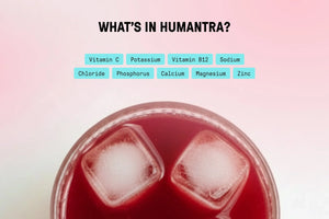 Humantra Black Cherry Electrolyte Hydration Pack – Zero Sugar, 20 Servings, 72g