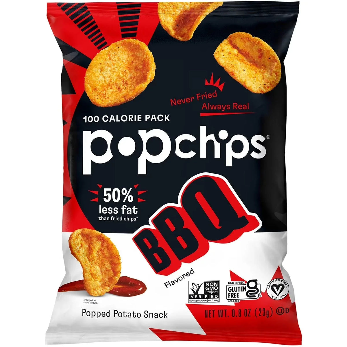 Popchips BBQ Flavored Potato Chips 23g | Welaza