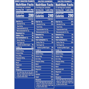 Planters Variety Pack Cashews & Peanuts, 49g (24 pk)