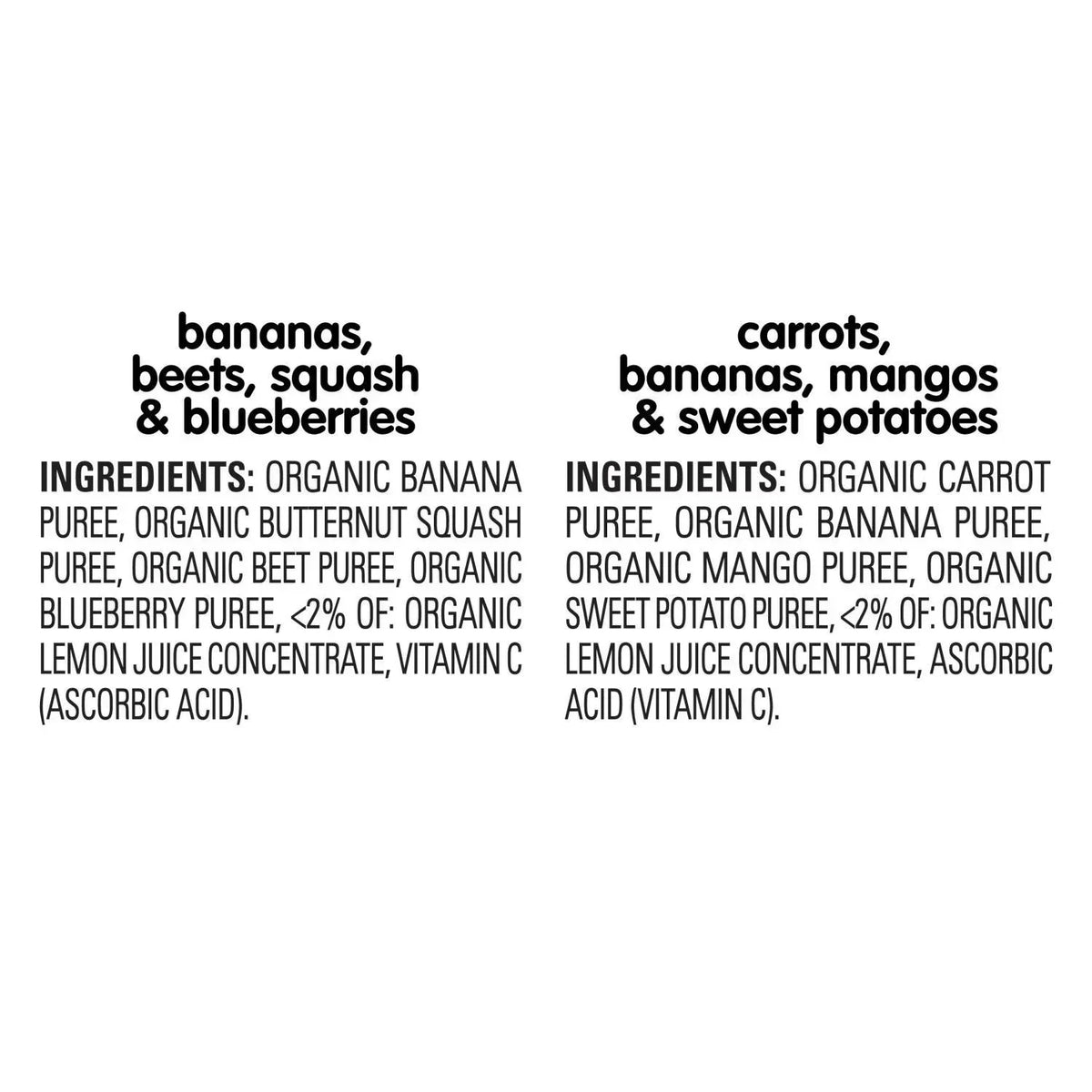 HappyTOT Organics Love My Veggies Variety Pack - 120g (12pk)