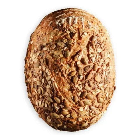 Freshly Baked Farmhouse Sourdough Wholegrain Bread w Seeds 650g | Welaza
