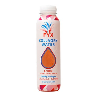 FYX Collagen Water - Berry 400ml Pack of 3