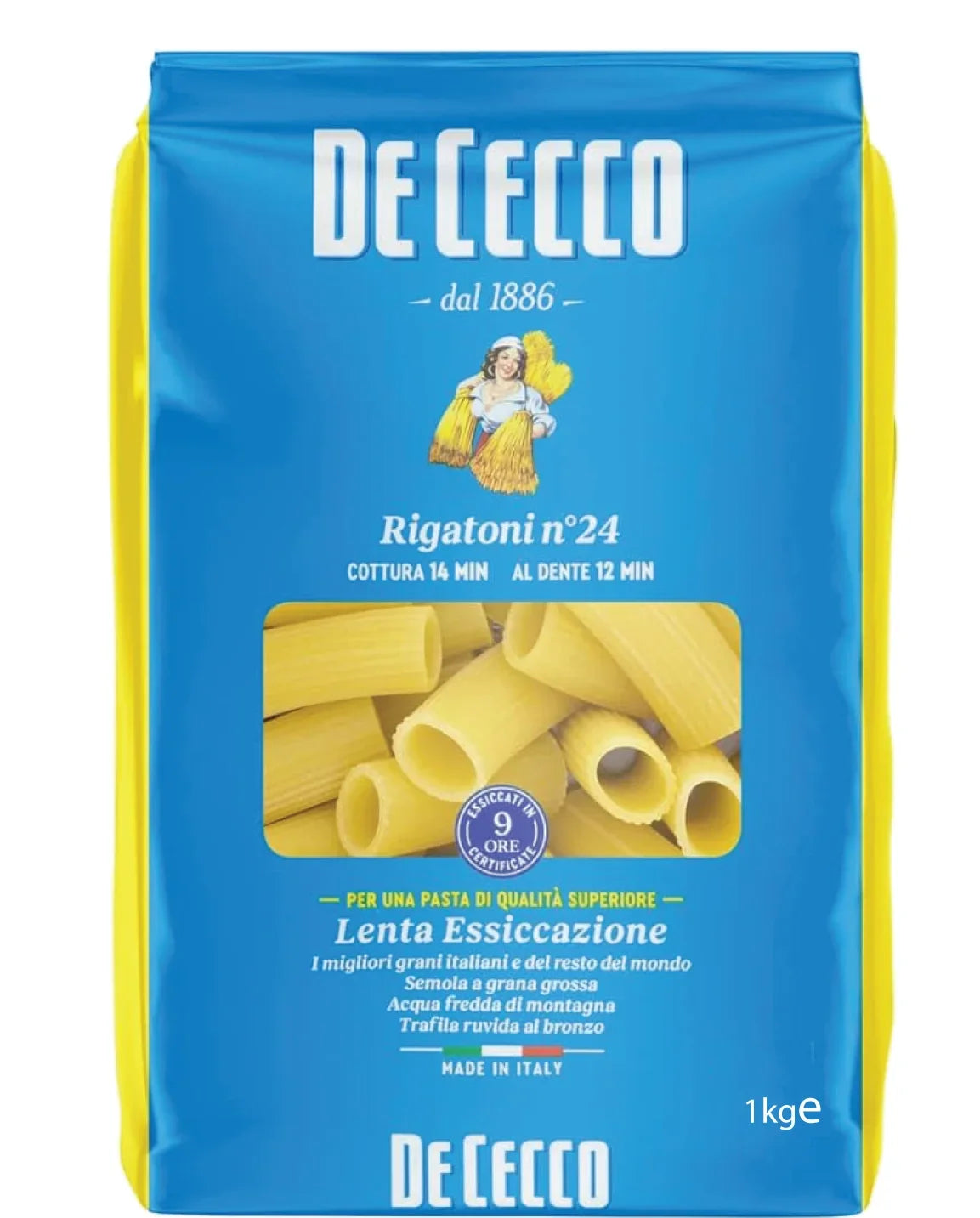 De Cecco Rigatoni N.24 Pasta 1Kg