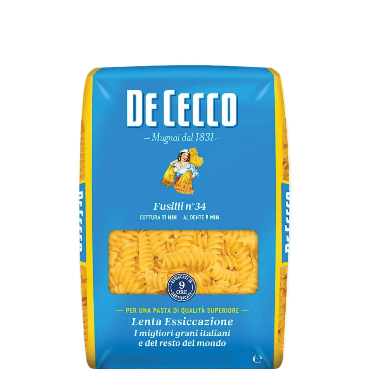 De Cecco Fusilli N.34 Pasta 500g