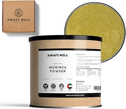 AWAFI MILL Moringa Powder | Indian Oleifera Leaves - 100 g | 3.5 Oz