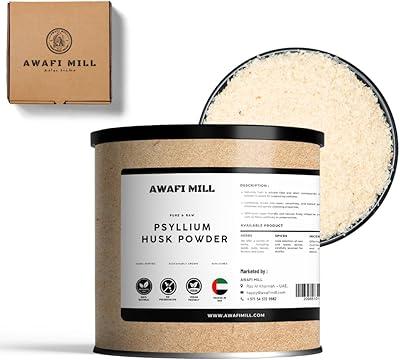 AWAFI MILL Psyllium Husk Powder Ispaghula - 100 g | 3.5 Oz