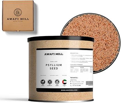 AWAFI MILL Dried Psyllium Seeds | Ispaghol Whole - 100 g | 3.5 Oz