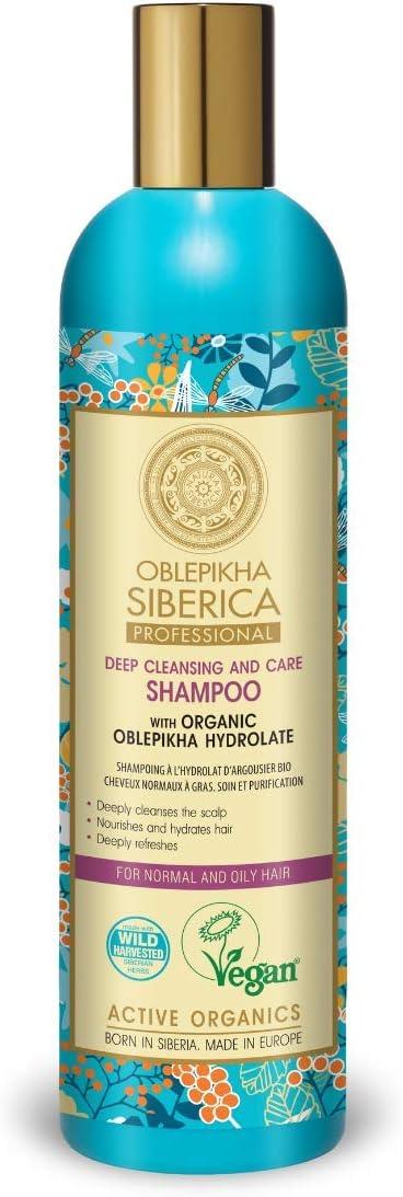 NS Shampoo Organic Oblepikha Hydrolate For Normal And Oily Hair 400 ml