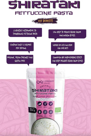 LivSmart Organic Shirataki Fettuccine Pasta 200g