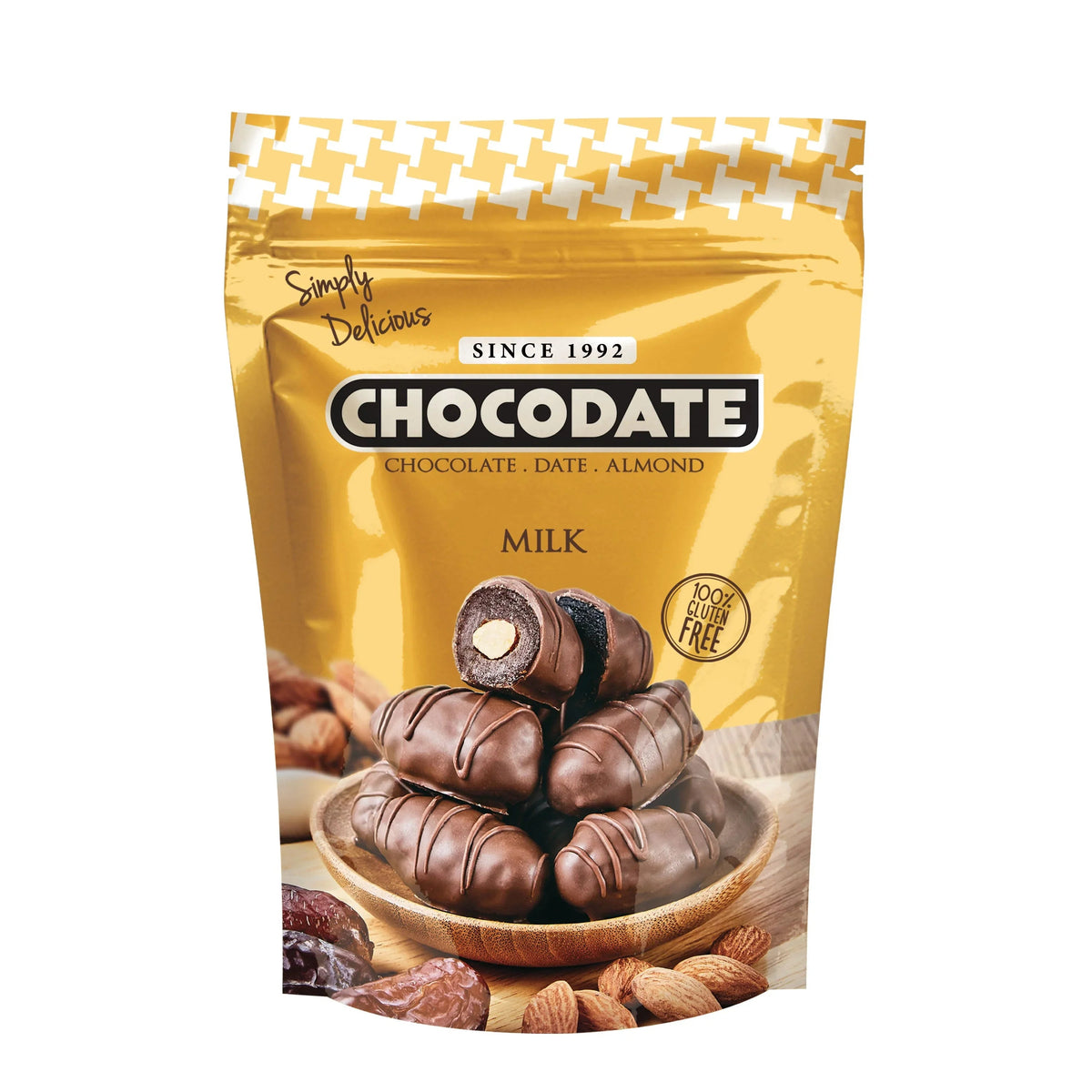 Chocodate Milk – Chocolate-Coated Dates with Roasted Almonds - 250Gm