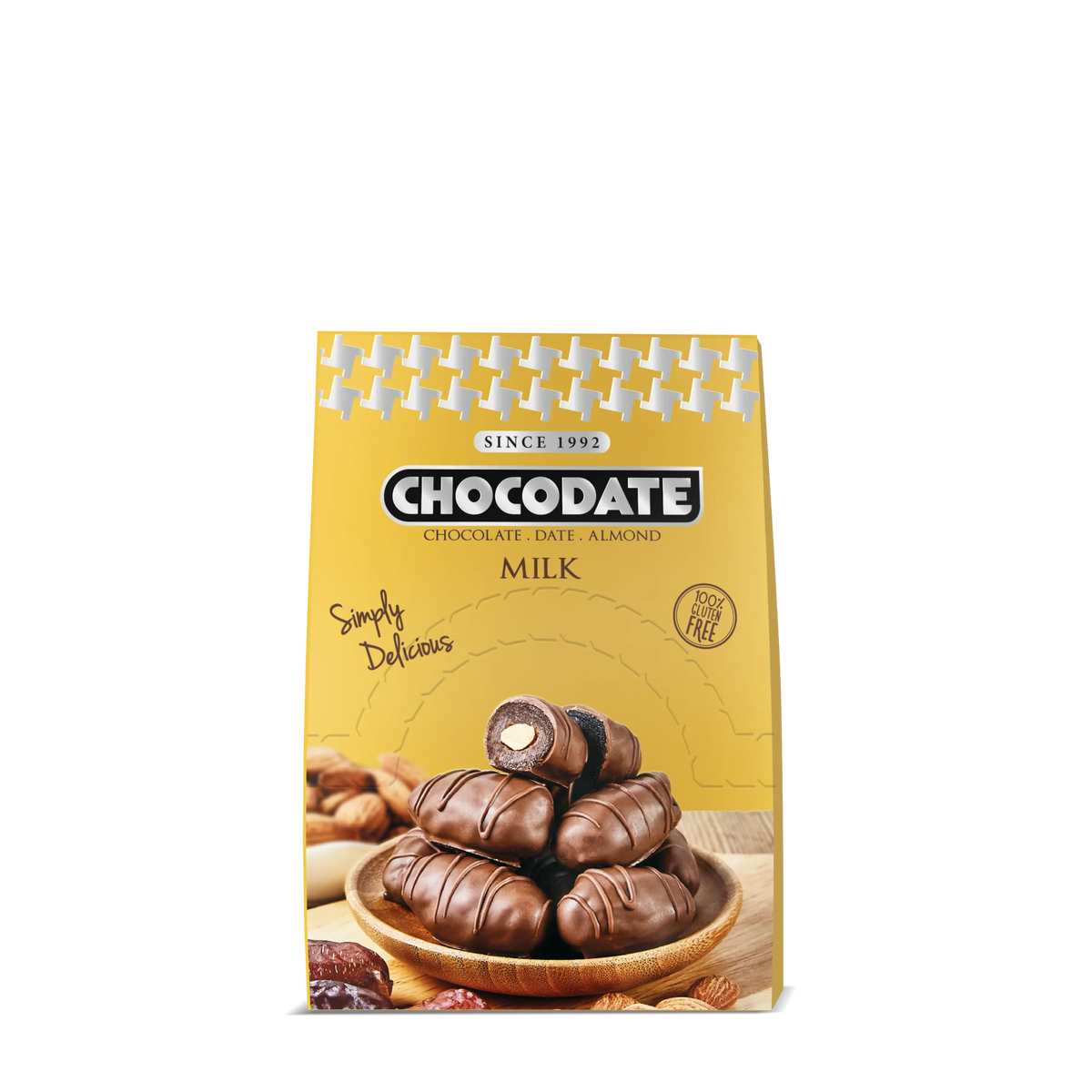 Chocodate Milk – Chocolate-Coated Dates with Roasted Almonds - 250Gm