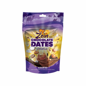 Zein Chocolate Coated Dates, Assorted
