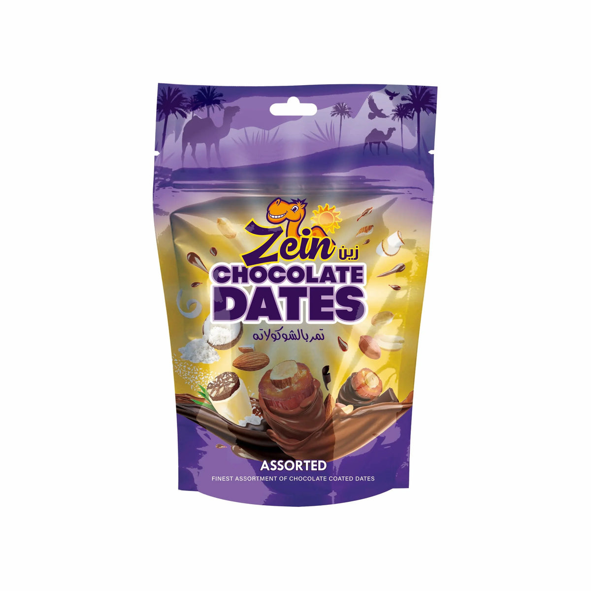 Zein Chocolate Coated Dates, Assorted