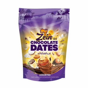 Chocodate Zein Chocolate Coated Dates, Assorted - 188gm