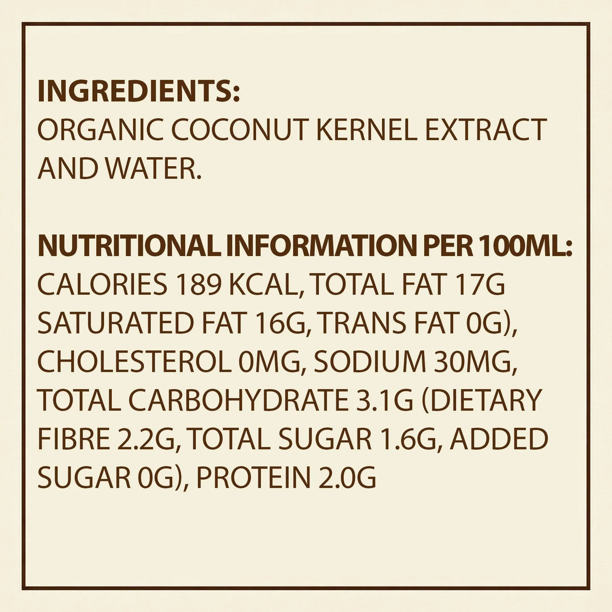 Earth's Finest Organic Coconut Milk - 400ml