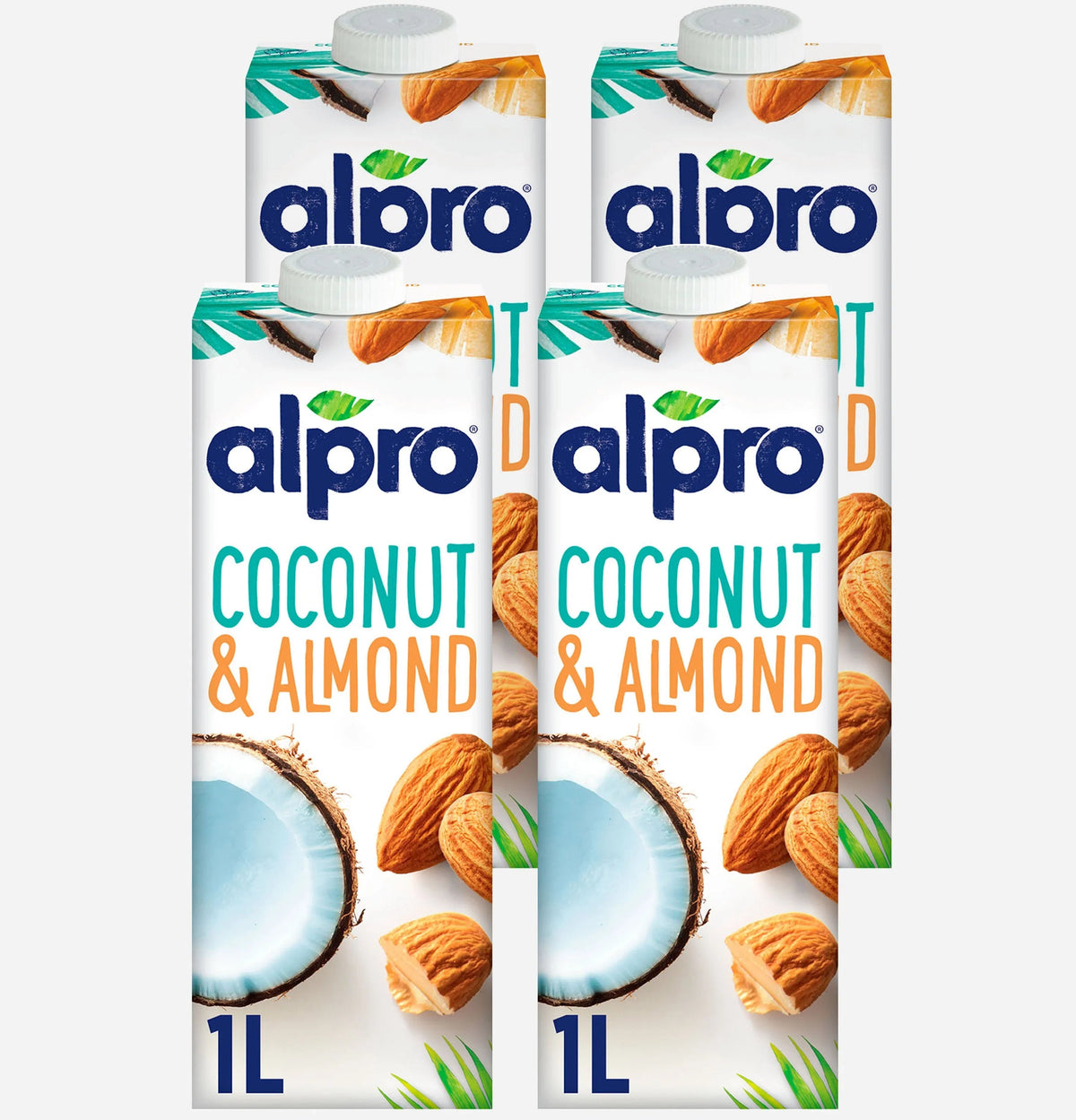 Alpro Coconut Almond Drink - 1L Pack of 4