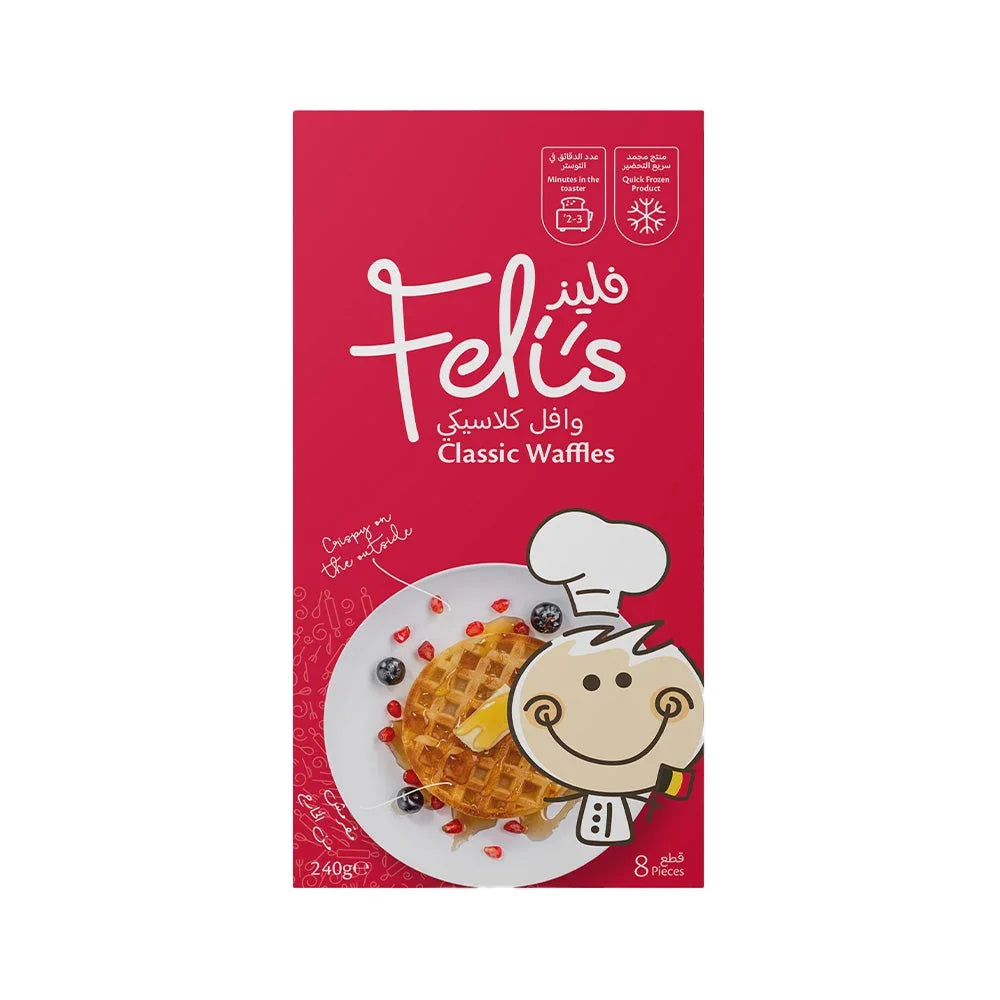 Feli's Kitchen Frozen Classic Waffles 240g