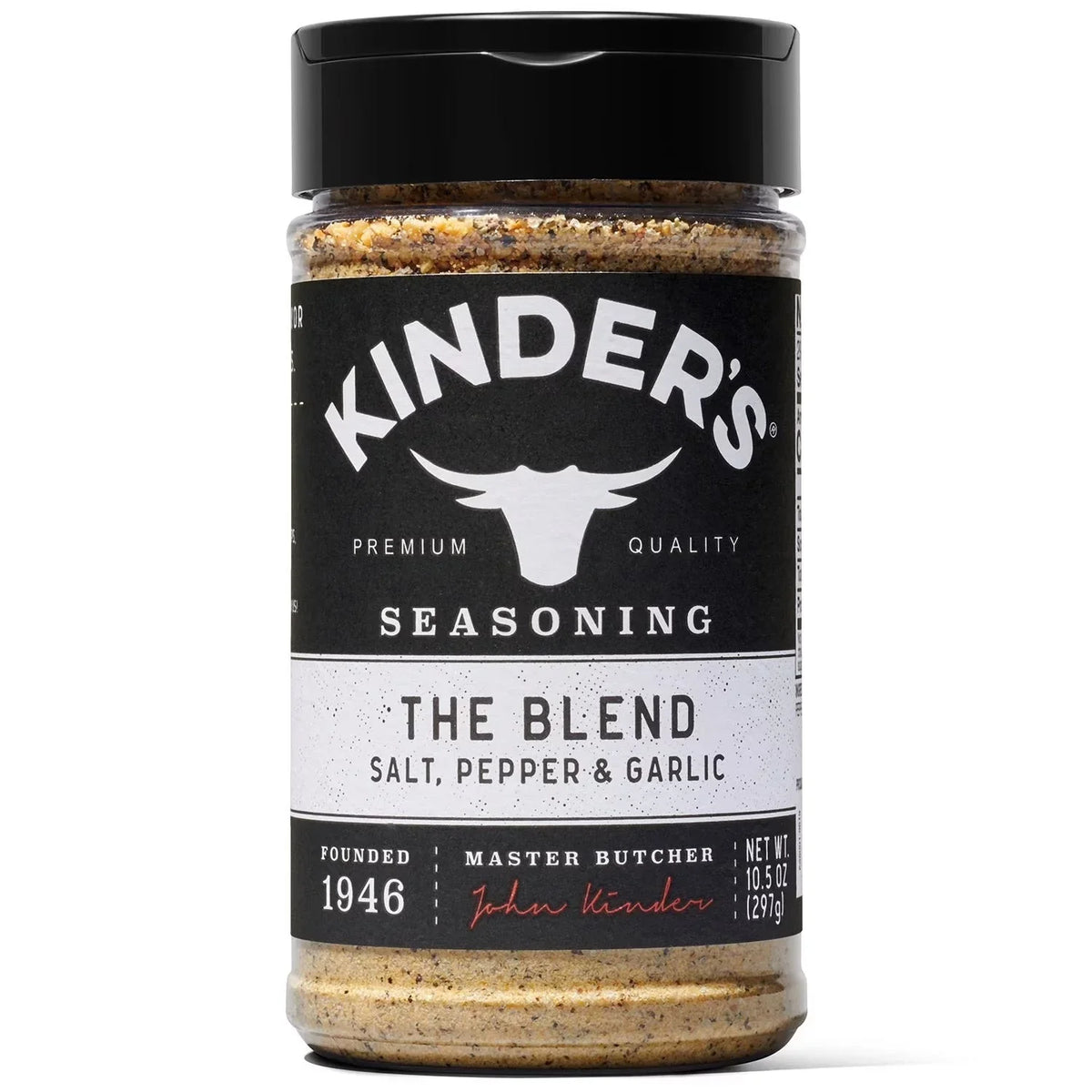 Kinder's The Blend Seasoning Salt, Pepper and Garlic 297g