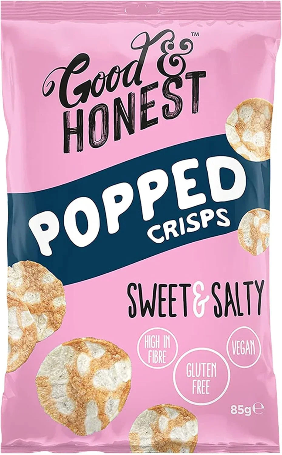 Good & Honest Gluten-Free Sweet & Salty Popped Crisps 75g | Welaza