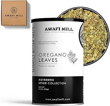 AWAFI MILL Oregano Leaves Origanum Vulgare - 100 g | 3.5 Oz