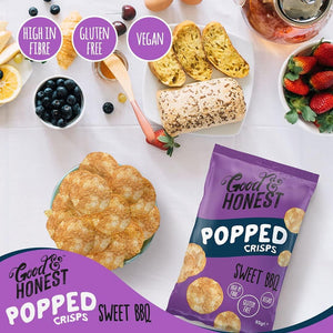 Good & Honest Gluten-Free Sweet BBQ Popped Crisps 75g