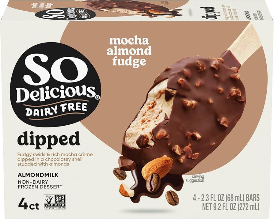 So Delicious Frozen Mocha Almond Fudge Bars 272ml