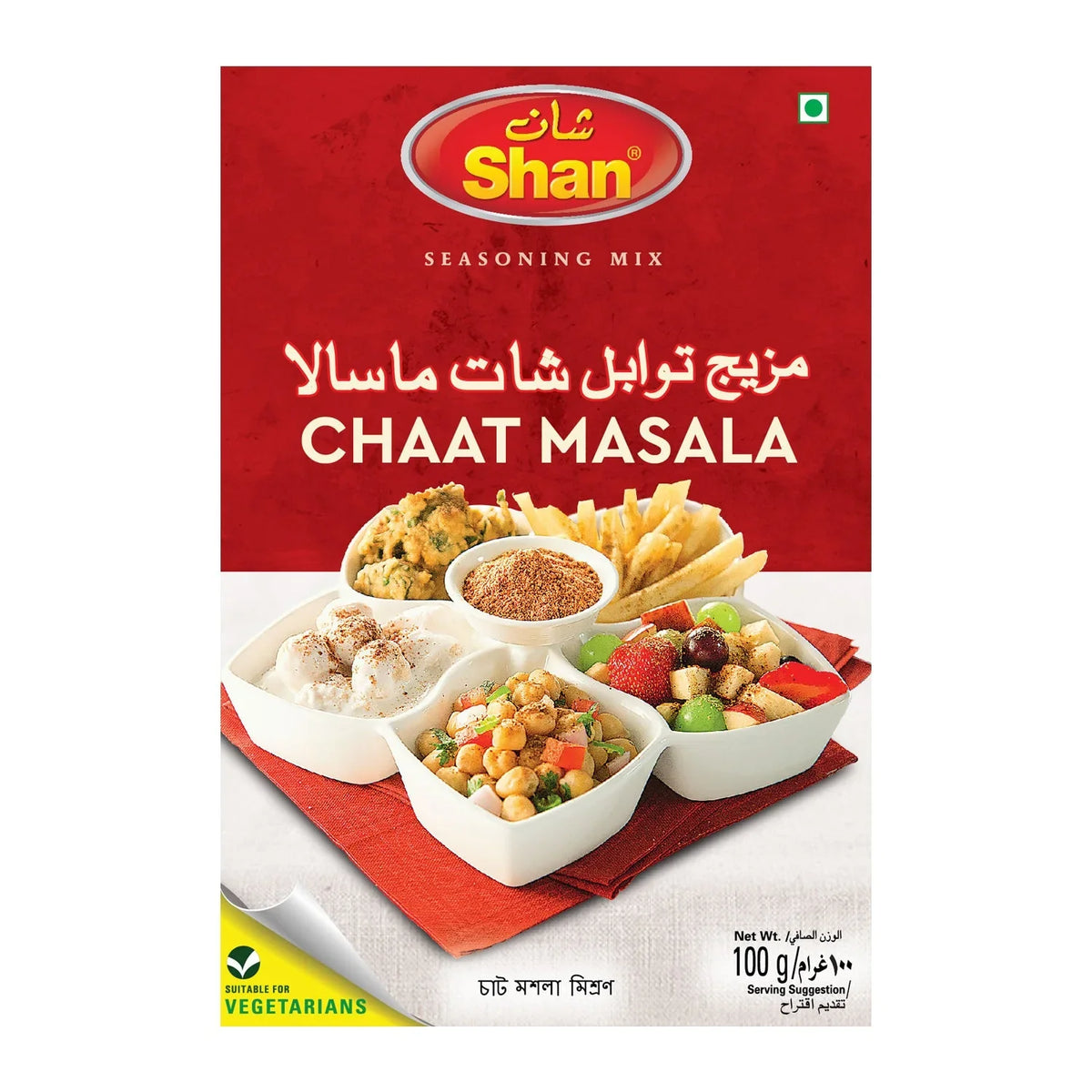 Shan Chaat Recipe & Masala Mix 100gm