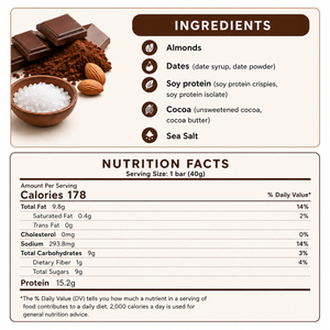 Chocolate Sea Salt - 6 Bars (Buy 6 and AED AED 9)