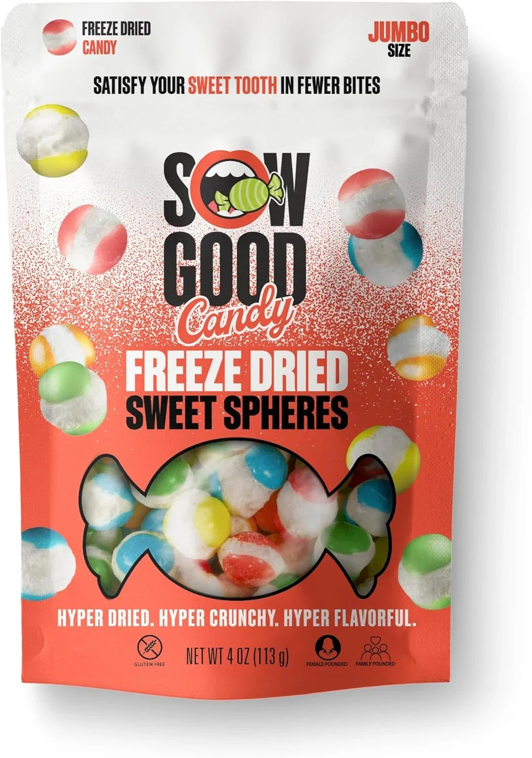 Sow Good Freeze Dried Sweet Spheres Candy 113g