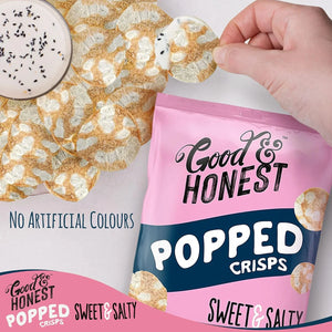 Good & Honest Gluten-Free Sweet & Salty Popped Crisps 75g - View 2 | Welaza