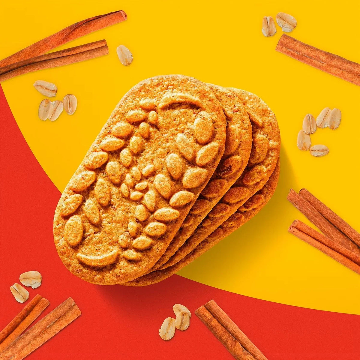 Belvita Crunchy Breakfast Biscuits, Cinnamon Brown Sugar - 1.25 kg (25 Packs of 4)