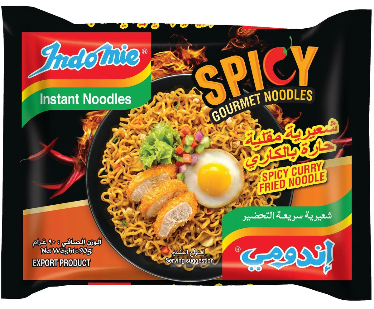 /workspace/Indomie Instant Fried Noodles, Spicy Curry Flavour - 90 g Pack of 10
