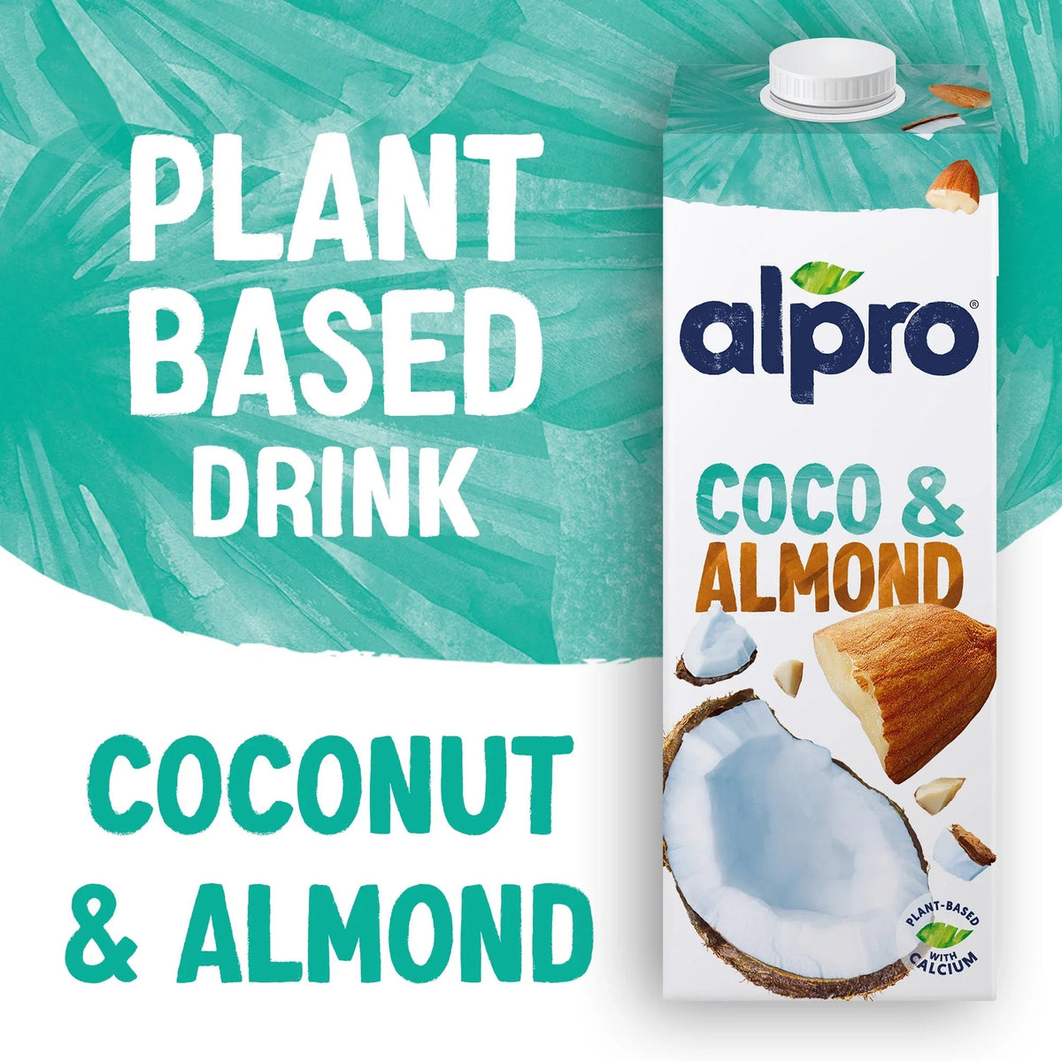 Alpro Coconut Almond Drink - 1L Pack of 4