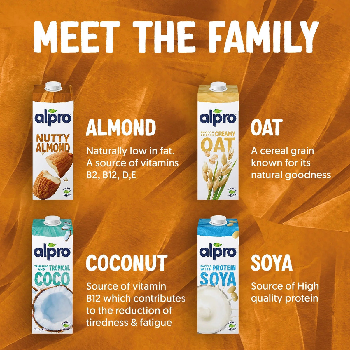 Alpro Almond Drink - Case of 8 (8 x 1L)