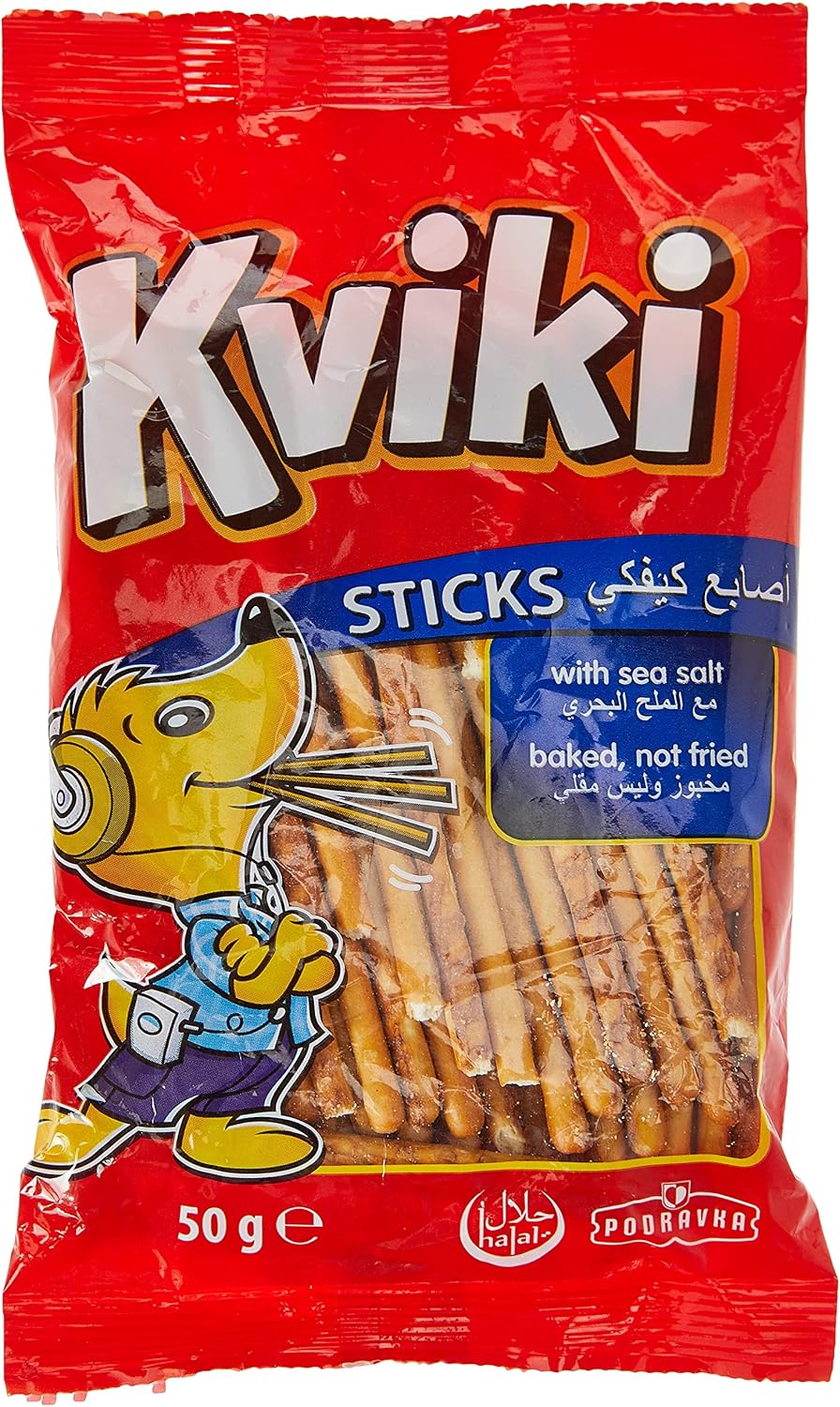 Kviki Sticks Baked with Sea Salt 50 g