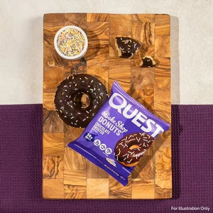 Quest Bake Shop Chocolate Frosted Donuts 268g (Pack of 4)