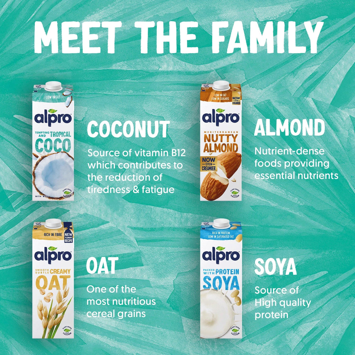 Alpro Coconut Drink - Case of 8 (8 x 1L)