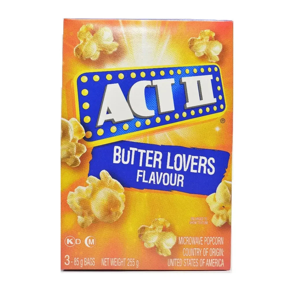 Act II Popcorn Butter Lovers 255gm