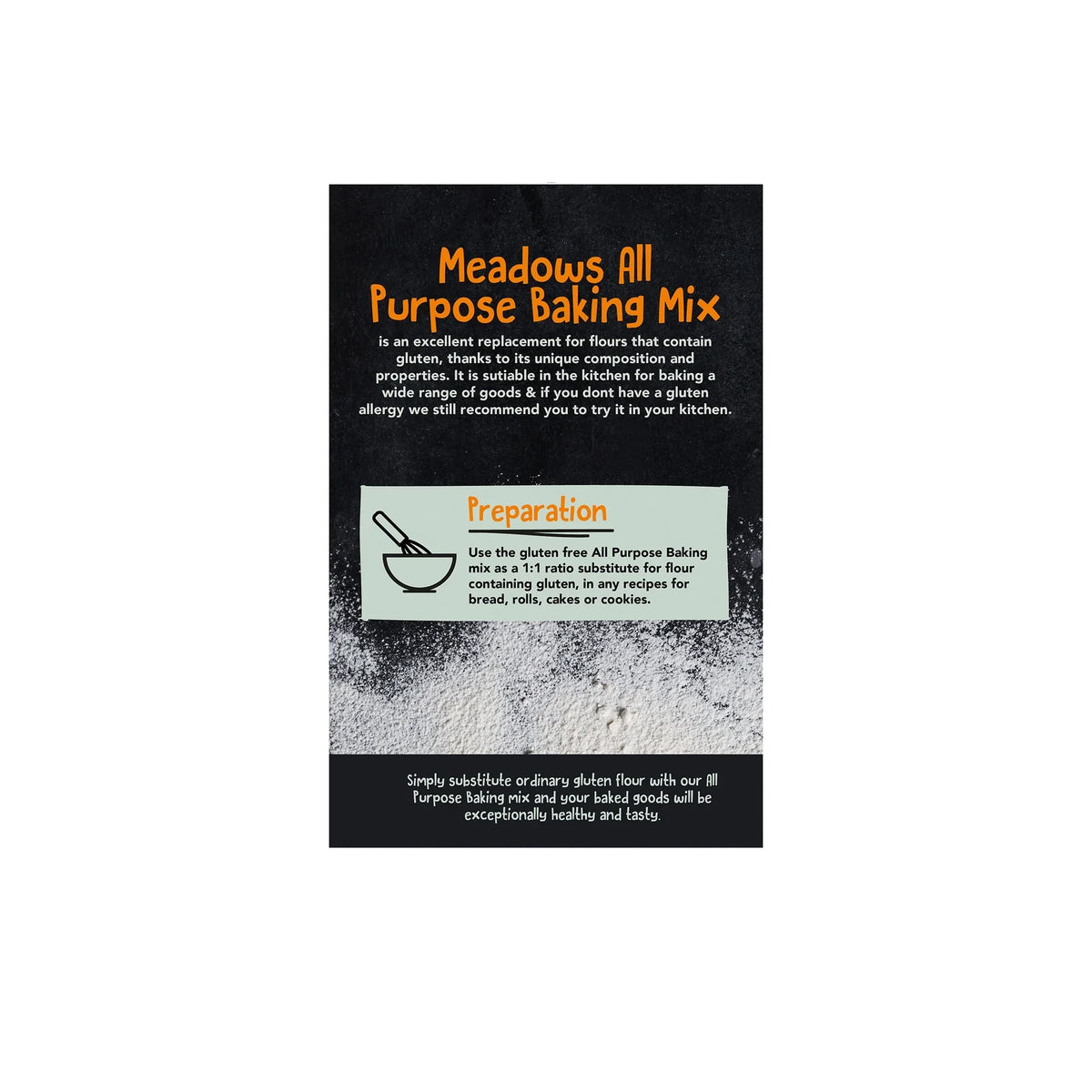 Meadows Organic and Gluten free All Purpose Flour 450g