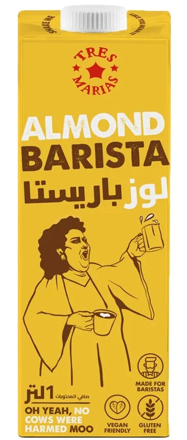 Tres Marias Barista ALMOND MILK Plant-Based Drink 1L