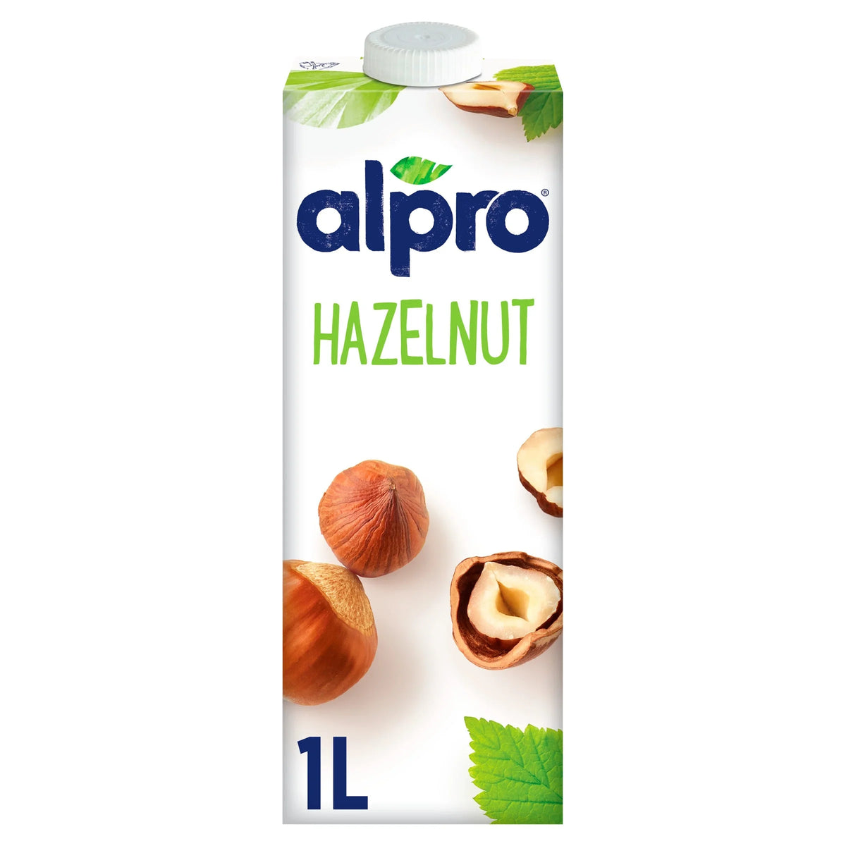 Alpro Hazelnut Drink 1L, 100% Plant Based And Dairy Free, Suitable For Vegans, Naturally Free From Lactose, Rich In Nutrients