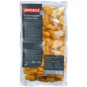 Andros Chef Frozen Mango Cubes, 2.5 Kg