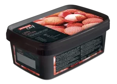 Andros Chef Frozen Unsweetened Litchi Puree 1Kg Tub
