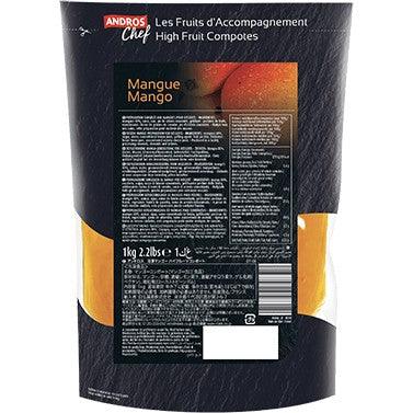 Andros Chef Frozen Mango high fruit compote 1Kg