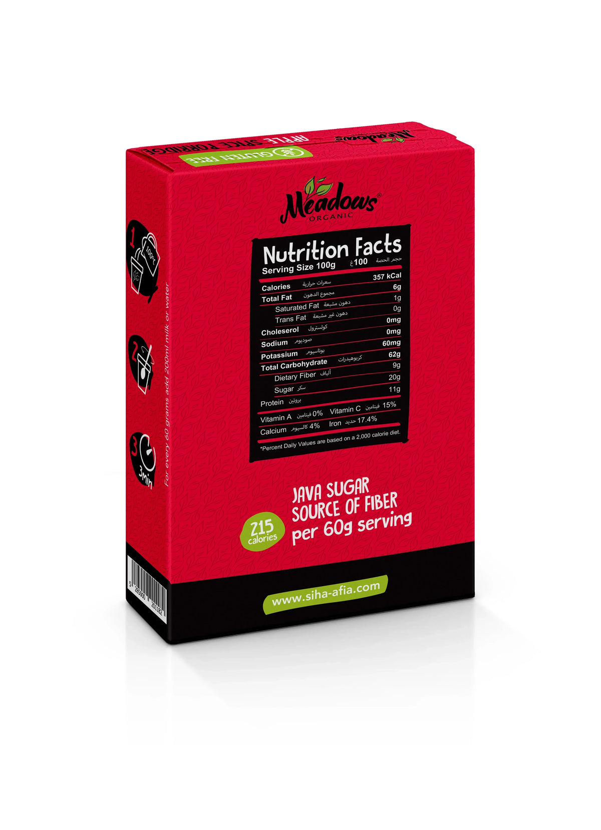 Meadows Organic Apple Spice Porridge 400g