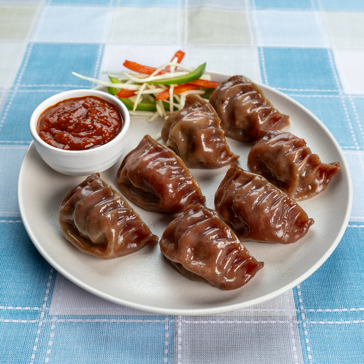 Beef Momos Pink (Dimsum) 1 kg (40-50 pcs approx)