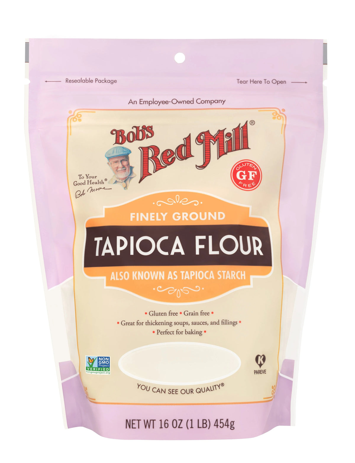 Bob's Red Mill Finely Ground Tapioca Flour, Gluten Free, Non-GMO 454gm