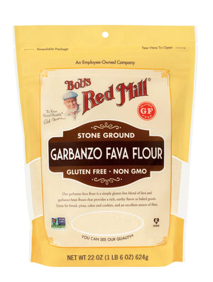 Bob's Red Mill Garbanzo Fava Flour, Gluten Free, Non-GMO, 624gm