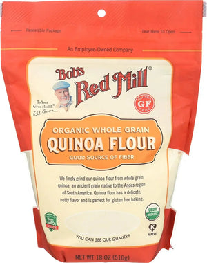 Bob's Red Mill Organic Whole Grain Quinoa Flour, Gluten Free, 510gm
