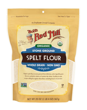 Bob's Red Mill Organic Whole Grain Spelt Flour, Non-GMO 567gm